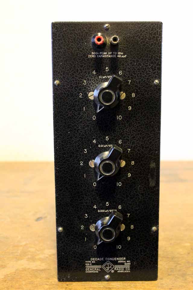 General Radio 219-K Decade Capacitor.