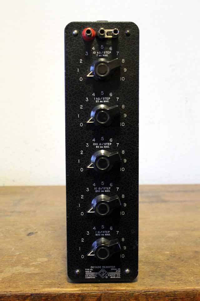General Radio 1432-M Decade Resistor.