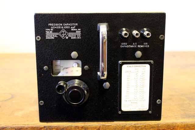  General Radio 722-MD 105 to 1050pF Precision Capacitor.