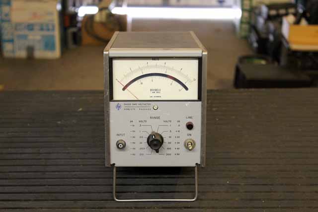 HP 3400A AC Voltmeter.
