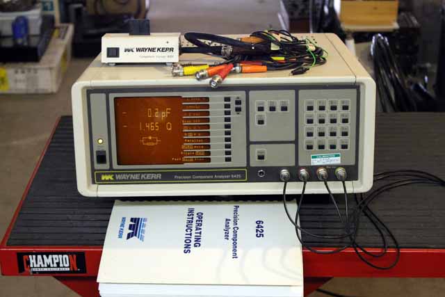 Wayne Kerr 6425 Component Analyzer with Cables and Manual.